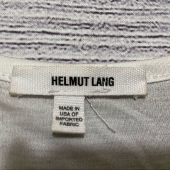 Helmut Lang Black/White Tank Top M - Picture 3 of 3